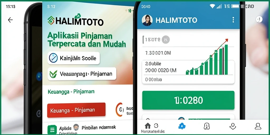 Tampilan antarmuka pengguna aplikasi HALIMTOTO yang sederhana dan intuitif.