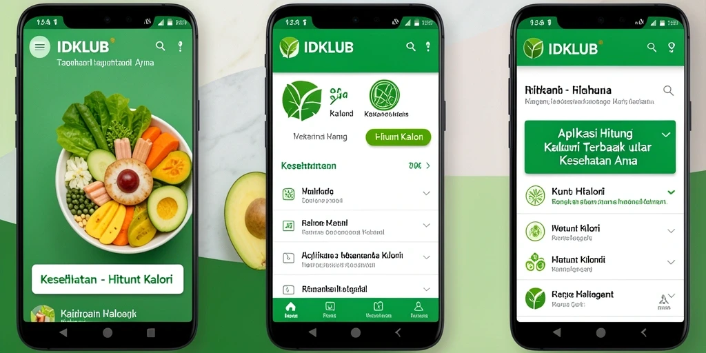 Tampilan antarmuka pengguna IDKLUB yang intuitif dan informatif.