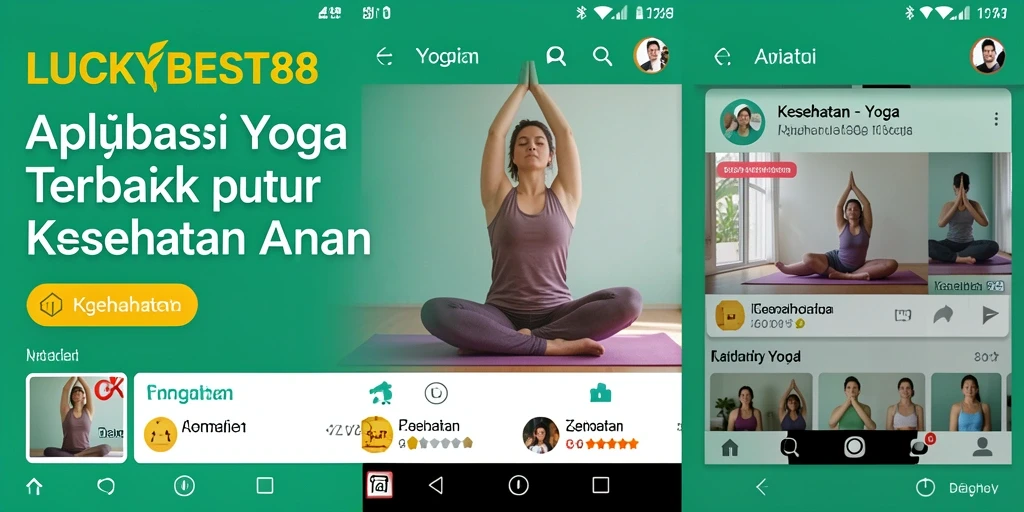Antarmuka LUCKYBEST88 yang sederhana dan fungsional untuk latihan yoga.