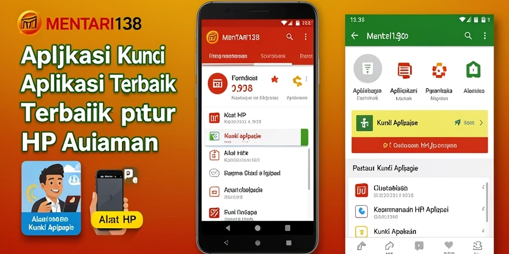 Tampilan antarmuka MENTARI138 untuk mengunci aplikasi dengan mudah.