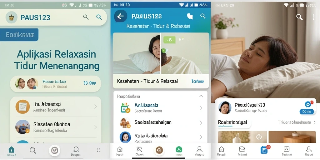 Screenshot utama PAUS123 menampilkan antarmuka pengguna yang menenangkan.