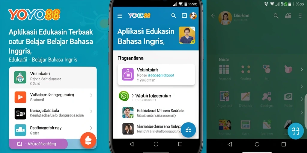 Antarmuka YOYO88 yang ramah pengguna untuk belajar bahasa Inggris.