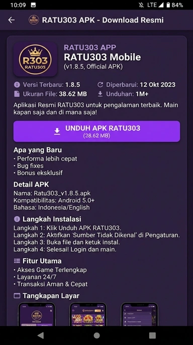 Unduh dan Instal APK ratu303 untuk Android dengan Mudah